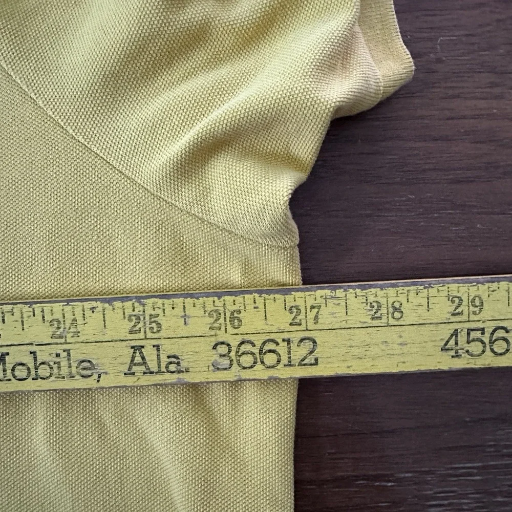 Polo Ralph Lauren Classic Fit Men's Yellow XXL Polo Shirt Black Pony